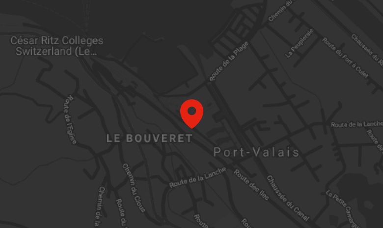 Map Le Bouveret